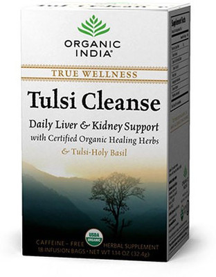 

Organic India Tulsi Cleanse 18 TB Tulsi Herbal Infusion(18 Sachets, Box)