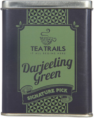 

Tea Trails Darjeeling Green TIN Unflavoured Green Tea(50 g, Tin)