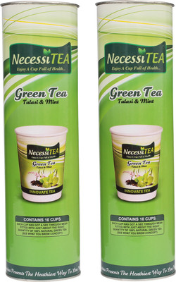 Necessitea Ready-To-Drink Tulsi Green Tea(300 g, Can)