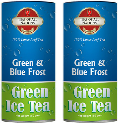 

Teas of All Nations Green & Blue Frost Blueberry Iced Tea(50 g, Can)