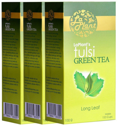 

LaPlant Tulsi Long Leaf - 300 gm (Pack of 3) Tulsi Green Tea Box(300 g)
