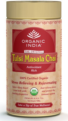 

Organic India Tulsi Chai Masala 100 GM Tin Tulsi Herbal Infusion Tin(100 g)