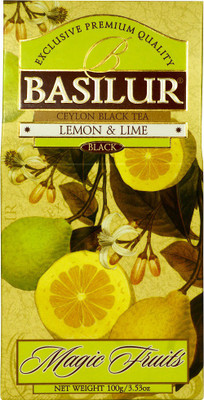 

Basilur Lemon & Lime Packet Lemon Black Tea(100 g, Box)