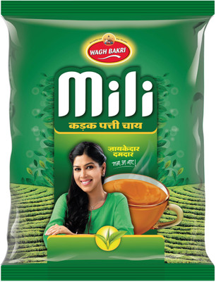 

Waghbakri Mili Leaf Poly Pack Unflavoured Black Tea(250 g, Pouch)