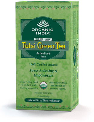 

Organic India Tulsi Green 25 TB Tulsi Herbal Infusion Box(25 Sachets)