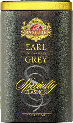 

Basilur Earl grey caddy Bergamot Orange Black Tea(100 g, Tin)