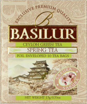 

Basilur Spring 10tbg Cherry Green Tea(15 g, Box)