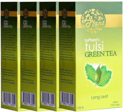 

LaPlant Tulsi Long Leaf - 400 gm (Pack of 4) Tulsi Green Tea(400 g, Box)