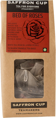 

Saffron Cup BEdOfRoses Rose White Tea Box(15 Sachets)