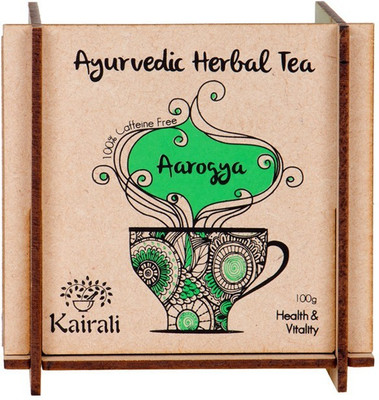 

Kairali AarogyaTea Black Pepper, Ginger Herbal Infusion Box(100 g)