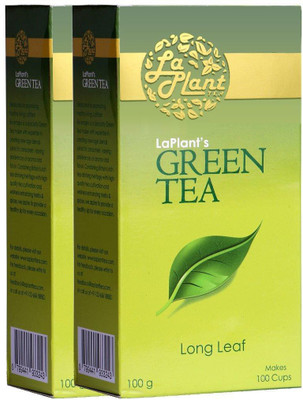 LaPlant Long Leaf - 200 gm (Pack of 2) Green Tea(200 g, Box)