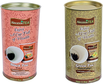 

Necessitea Ready-To-Drink Lemon Green Tea(300 g, Can)