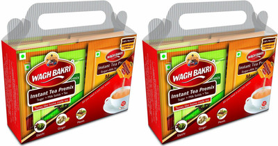 

Waghbakri Instant Tea (Milk, Sugar, Tea) Ginger Tea(168 g, Sachet)
