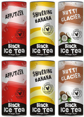

Teas of All Nations Applitizier, Shivering Banana, Nutty Glacier Apple Black Tea(50 g, Can)