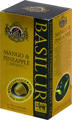 

Basilur Mango & Pineapple Capsuel Mango, Pineapple Black Tea(20 g, Box)