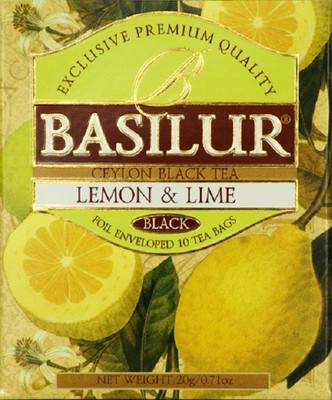 

Basilur Lemon & Lime 10 tbg Lemon Black Tea(20 g, Box)