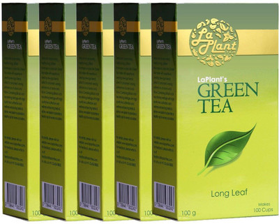 

LaPlant Long Leaf - 500 gm (Pack of 5) Green Tea(500 g, Box)