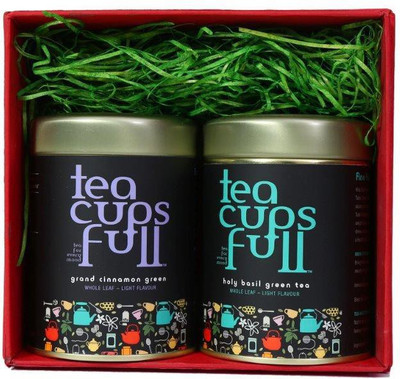 

Teacupsfull Tea Gift, Cinnamon Green, Tulsi Green Tulsi Green Tea Box(100 g)