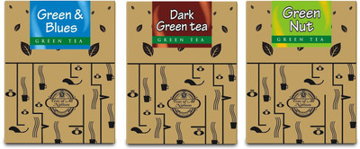 

Teas of All Nations Green & Blues, Dark Green Tea, Green Nut Blueberry Green Tea(50 g, Box)