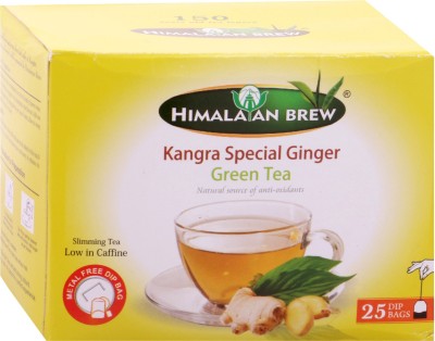 

Himalayan Brew Ginger Tea Bags 25 Pc Bag Ginger Green Tea(100 g, Bag)