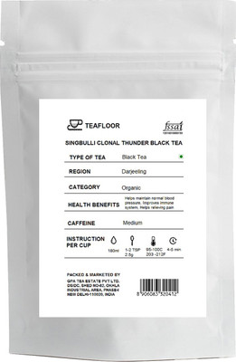 

TEAFLOOR SINGBULLI TEA ESTATE Unflavoured Black Tea Pouch(100 g)