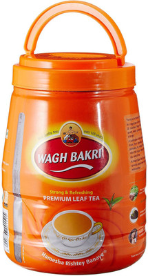 

Waghbakri Premium Leaf Tea 1kg Jar Unflavoured Black Tea(1 kg, Plastic Bottle)