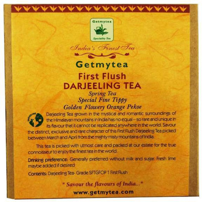 

Getmytea Darjeeling Black Tea(75 g, Carton)