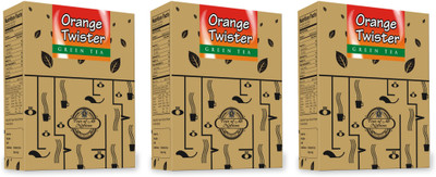 

Teas of All Nations Orange Twister Orange, Spices Green Tea(50 g, Box)