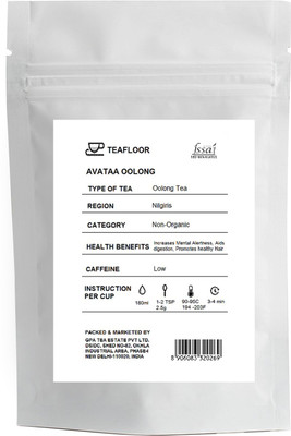 

TEAFLOOR Avataa Oolong Tea Unflavoured Oolong Tea Pouch(100 g)