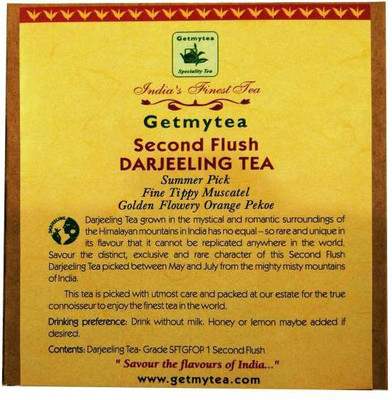 

Getmytea DARJEELING Black Tea(75 g, Carton)
