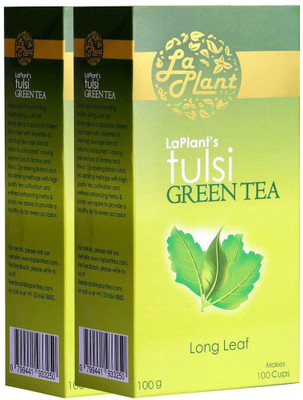 

LaPlant Tulsi Long Leaf - 200 gm (Pack of 2) Tulsi Green Tea Box(200 g)
