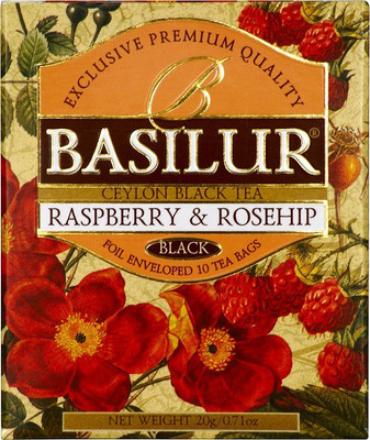 

Basilur Raspberry & Roships tea Raspberry Black Tea(20 g, Box)