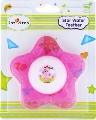

1st Step Star Water Teether Teether(Pink, White)