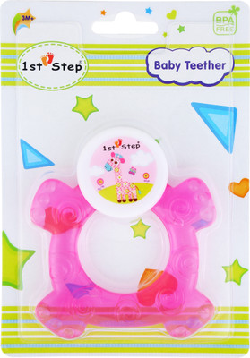 

1st Step Baby Teether Teether(Pink, White)