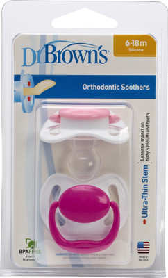 

Dr. Brown's Perform Pacifier with Handle Soother(Pink)