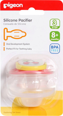 

Pigeon Pacifier Step - 3 (Cheery) BPA Free(Yellow, Pink)