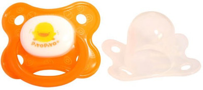 

Piyo Piyo Thumb-Shaped Pacifier Teether(Orange)