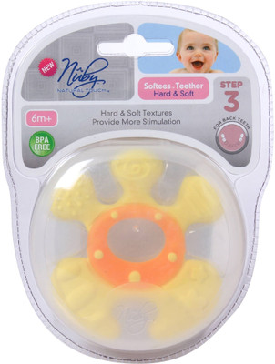 58% OFF on Nuby Softees Rattle Teether Teether 58% OFF on Nuby Softees Rattle Teether Teether