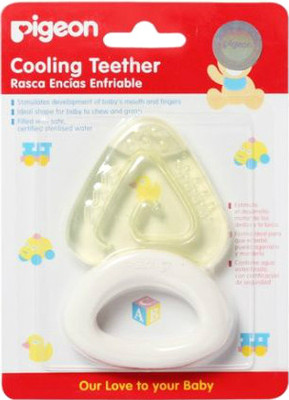 

Pigeon Cooling Teether - Triangular Teether(Yellow)