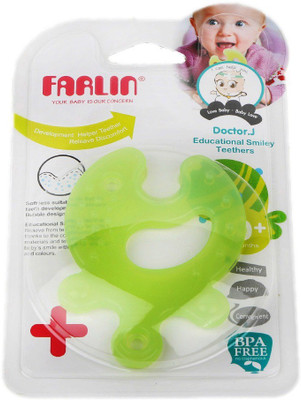 

Farlin Farlin Educational Smiley Gum soother Teether(Green)