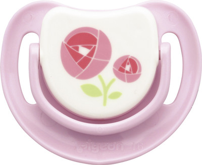 

Pigeon Pacifier Step 1 (Rose) Bpa Free Soother(White)