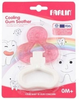 

Farlin Cooling Gum Soother with Handle Soother(Pink)