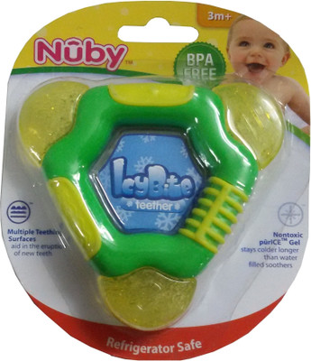 

Nuby IcyBite Teether Teether(Yellow)