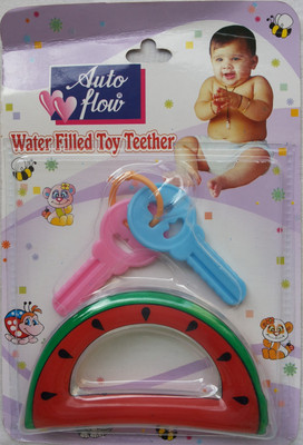 LOVE BABY Auto Flow Water Filled Toy Teether - Watermelon Teether(Multicolor) LOVE BABY Auto Flow Water Filled Toy Teether - Watermelon Teether(Multicolor)