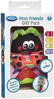 

Playgro Baby First Friends Gift Pack in Pink Teether(Pink)
