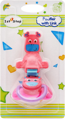 

1st Step Pacifier with Link Soother(Pink)