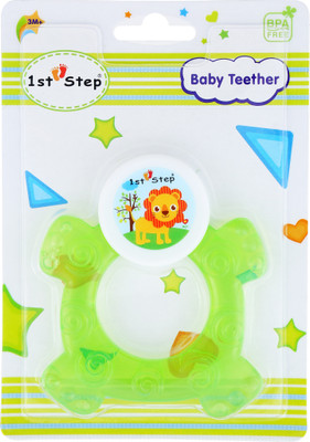

1st Step Baby Teether Teether(Green, White)