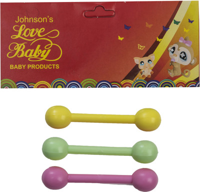 

Love Baby Baby Teether Pk of 3 Teether(Multicolor)
