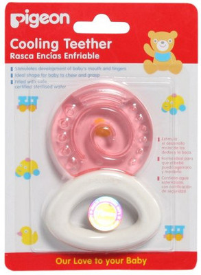 

Pigeon Cooling Teether - Circular Teether(Pink, White)