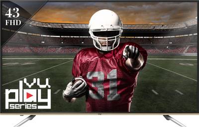 Vu 109cm (43) Full HD LED TV (43D6575, 2 x HDMI, 1 x USB) 